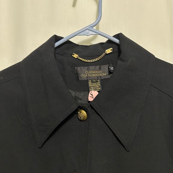 Vintage Classiques for Nordstrom 100% Wool Lightweight Jacket Lined Size Large - Picture 3 of 8